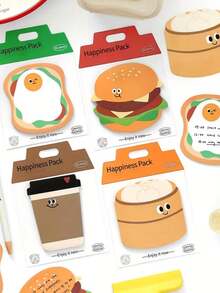 30Pcs Kawaii Food Memo Pads With – Great For Journaling, Planning, And Note-Taking, Ideal For Students & Workers – Back-To-School Must-Have - A - View 1