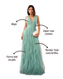 Long Dress Graduation Party Wedding Guest Godmother - Rose Red - View 3
