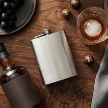 2 Pcs Portable Flask (Accessories Not Included), Threaded Leak-Proof Sealing Design, Multiple Capacities Optional, Slim And Easy To Store, Portable Outdoor Liquor Container, Suitable For Carrying Drinks During Camping, Hiking And Trips. - Multicolor - View 4