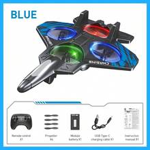 Kids Remote Control Airplanes & Jets - E72 Blue - View 1
