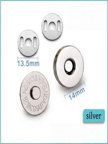 10Pcs/Pack10‑18mmUltraThinMagneticButtons,BagMagneticSnaps,MetalSnapButtons,WalletButtons,Backtoschoolsupplies,Schoolessentials,Sewingsupplies,Crochetaccessories - A - View 7