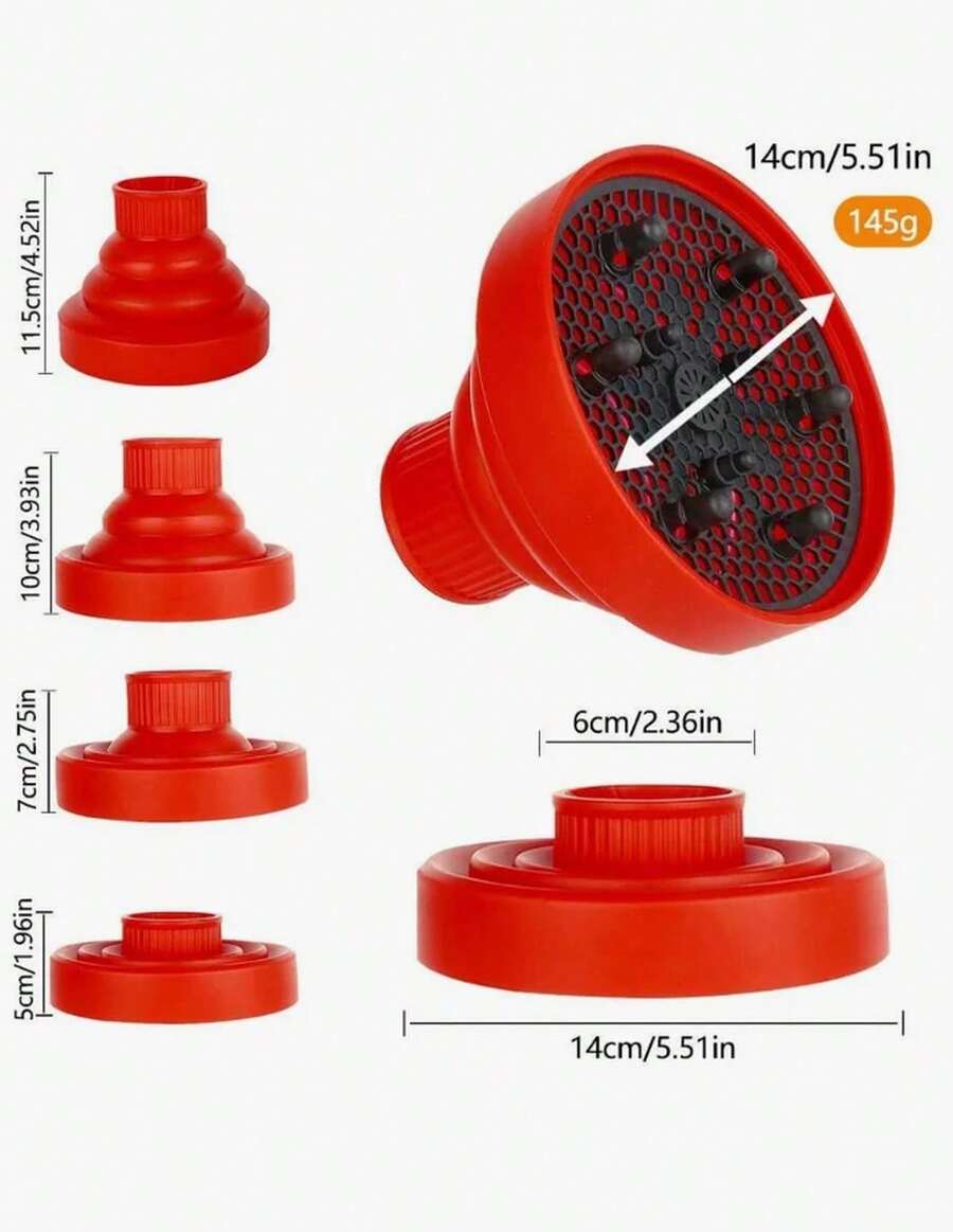 Hair Drying Hoods - Red - View 1