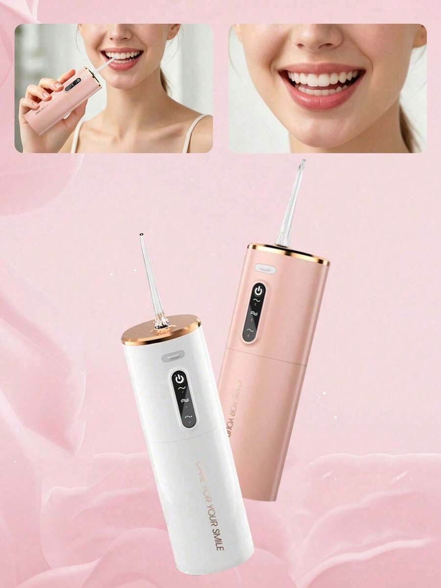 SKYWORTH 便攜式無線牙齒沖牙器，旅行用口腔沖洗器，強勁水壓，溫和呵護牙齦，USB充電