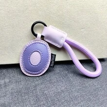 1pc PU Leather 3D 26 Letters Keychain Pendant Ornament, Women's Fashion Bag Backpack Charm With Round Ring Buckle - Suitable For Valentine's Day Gift Or Decoration - Multicolor - View 13