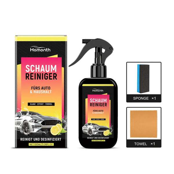 IHOT El spray de limpieza para automóviles Homonth elimina el polvo y la suciedad de las superficies del coche, limpia, renueva y mantiene. 3KME KHVV