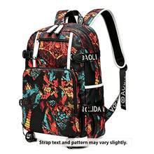 Colorful Graffiti Print Waterproof Laptop Backpack, Street Fashion Casual Daily Use Bag, Large Capacity Travel Backpack, Suitable For Outdoor Sports, Vacation, Daily Commute And Campus Life - Multicolor - View 3