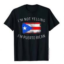 Cotton T-Shirt For Men, Funny Puerto Rico Pride Shirt, High Street Style, Cheap - 款式 - 查看 1