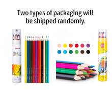 1Set, Colored Pencils, Oil-Based Colored Pencils, Art Painting Colored Pencil Set [Random Color], Back To School - Multicolor - View 8