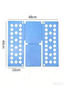 Quick Clothing Folding Board Time-Saving Space-Saving Adjustable Plastic Shirt Folding Organizer Suitable For T-Shirts Pants Dresses And Towels Multi-Hole Design Space-Saving Drawer And Closet Storage Suitable For Home Storage Adult Back To School - Multicolor - View 6