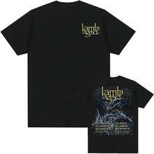 Lamb Of God Tour New T-Shirt Mental Band Graphic Print T-Shirts Short Sleeve Cotton Men's T-Shirt Hip Hop Streetwear Men - White - View 1