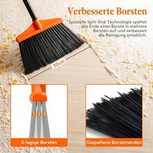 Escoba con mango extensible de 1,35 m, apta para interiores y exteriores, para terraza, garaje y camping - 1 unidad - Ver 4