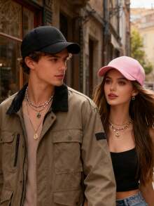 1/2pcs Unisex Baseball Cap, UV Protection Adjustable Sun Hat, Suitable For Date Night, Street Style, Gift, Outdoor Activities, Casual Wear - Multicolor - View 5