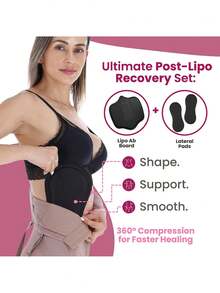 Ab Board Post Surgery Liposuction Helps Prevent Fluid Retention And Inflamation,45855509 - Army Green - View 2