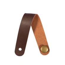 La correa para guitarra de cuero genuino Miwayer con hebilla de  adecuada para bajo, ukelele, guitarra acústica y un accesorio confiable para instrumentos musicales. - Negro - Ver 3