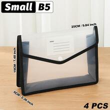 A4/B5/FC Back-To-School Must-Have | Transparent Snap-Button Expanding File Bag,Multi-Color Durable PP Accordion Pocket,Lightweight Waterproof Organizer For Students&Office,Cute Stationery Storage For Campus,Daily Commute, Study Group,Travel - Landscape - View 23
