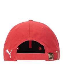 Puma Unisex Sports Cap FPF-ESS-Cap Red Vintage Sun Protection Baseball Cap 027088-01 - Red - Lake Green - View 7