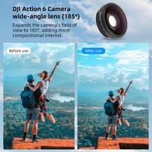 PULUZ FOV Enhanced Lens 185 Degree Wide Angle Lens For Osmo Action 6 - View 8