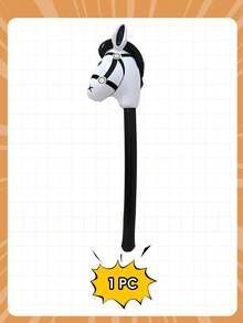 Inflatable Horse Head Cane Party Photo Prop, Waterproof Portable PVC Inflatable Decoration Stick, Foldable And Reusable, Suitable For Outdoor Backyard BBQ, Pool, Beach, Holiday Party - Multicolor - View 12