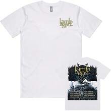 Lamb Of God Tour New T-Shirt Mental Band Graphic Print T-Shirts Short Sleeve Cotton Men's T-Shirt Hip Hop Streetwear Men - White - View 2