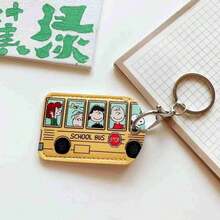 1 buah Gantungan Kunci Bus Snoopy Baru 2026, Sangat Praktis, Dapat Digunakan Untuk Penyimpanan Sehari-hari, Dapat Digantung di Tas, Kunci, Ransel dan Dekorasi Lainnya, Cocok Sebagai Hadiah Kejutan Untuk Teman dan Keluarga (Model Acak) - MultiWarna - View 5