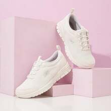 Skechers ULTRA LIGHT Lace-Up Walking Shoes Breathable Mesh Lightweight Soft Sole Casual Sports Shoes - White - View 9