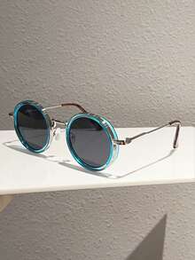 1 Pc Oversized Round Fashion Glasses For Women 2026 New In Full Rim Casual Decorative Glasses Stylish Design Ladies' Fashion Accessories - 3800 - View 14