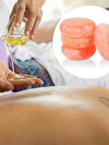 2/1 buah Batu Pijat Garam Mawar Perlengkapan Pijat SPA Rumahan Profesional Cocok untuk Pijat Seluruh Tubuh Meningkatkan Relaksasi Otot - MultiWarna - View 4