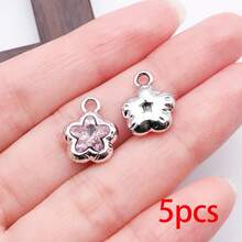 5/10pcs Five Pointed Star Rhinestone Charms Faceted Crystal Star Pendant Charms For DIY Bracelet Necklace Earring Jewelry Making Findings - Multicolor - View 12