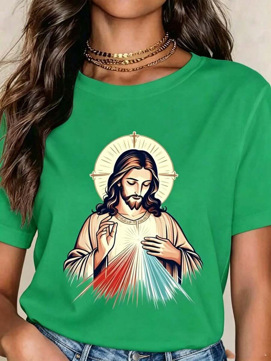 Women T-Shirts - Green - View 1