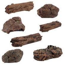 Realistic Tree Stump, Tree And Rock Model Set, Outdoor Theme Scene Decor, Garden Decoration, Landscape Arrangement - Multicolor - View 2