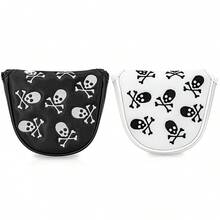 Personalized Skull Embroidered Pattern Golf Club Head Covers For Hybrid Driver Fairway Wood Covers And Golf Club Putter Head Covers Golf Accessories Durable - Multicolor - View 2