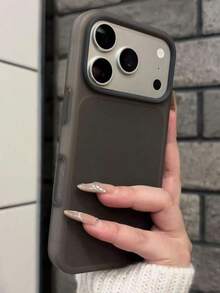Matte Skin-Friendly Jelly Soft Phone Case Compatible With IPhone 17 Pro Max 17 Pro 17 16 15 14 13 Ultra-Thin Liquid Silicone Shockproof Protective Back Cover - Black - View 2