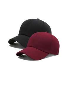 1/2pcs Unisex Baseball Cap, UV Protection Adjustable Sun Hat, Suitable For Date Night, Street Style, Gift, Outdoor Activities, Casual Wear - Multicolor - View 9