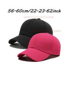 1/2pcs Unisex Baseball Cap, UV Protection Adjustable Sun Hat, Suitable For Date Night, Street Style, Gift, Outdoor Activities, Casual Wear - Multicolor - View 12