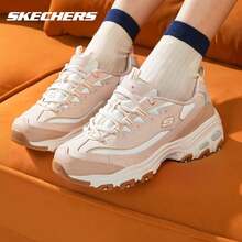Sepatu Skechers D'Lites Retro Panda, Sepatu Tebal, Sepatu Hak Platform, Sepatu Olahraga dan Kasual - Baby Pink - View 2