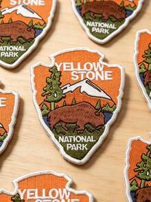 1pc/2pcs/3pcs/4pcs National Park Travel Patch Embroidered Iron On Patch - Multicolor - View 7