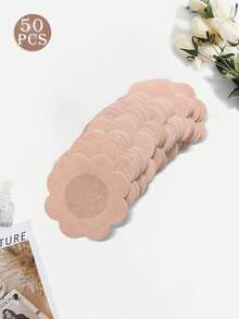 50/100PCS Invisible Nipple Tape Disposable Nipple Pad Tapes Nipple Cover Non-Woven Nipple Sticker Chest Stickers - Multicolor - View 12