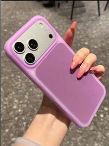 磨砂親膚果凍軟手機殼，適用於 iPhone 17 Pro Max 17 Pro 17 16 15 14 13 Pro Max，超薄液態矽膠防震保護後蓋 - 紫色 - 查看 6