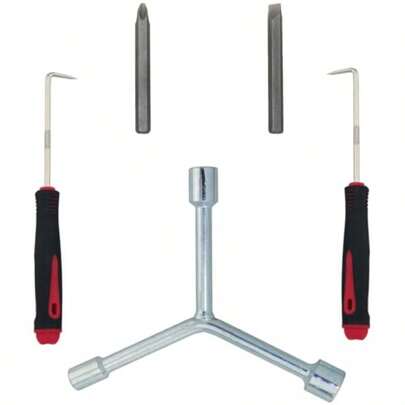 1 Set Wave Wheel Washing Machine Cleaning Tool Set Inner Drum Precision Screwdriver Puller And Remover Tool For Cylinder Head Engine Block Transmission Housing