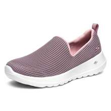 Skechers Sepatu Slip-on Bertali Wanita GOGAMAX, Jaring Rajut Bernapas, Sol Lembut, Ringan, Pas Elastis, Sepatu Jalan Slip-on, Sepatu Olahraga dan Kasual - Lilac Purple - View 2