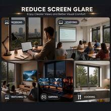 Heat Insulation Window Film One-Way Mirror Privacy Window Sticker Anti-UV Reflective Window Film Sunshade Glass Film Suitable For Home Office Bedroom Static Adhesion Glue-Free Window Curtain - 1PC - View 5
