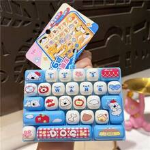 Gantungan Kunci Mainan Ujung Jari Keyboard Mini Buku Harian Hewan 26 Tombol, Mainan Pereda Stres Sensorik Klik Hewan Kartun Lucu, Mainan Tombol Pelepas Tekanan Portabel, Gantungan Tas, Hadiah Pereda Kecemasan - MultiWarna - View 14