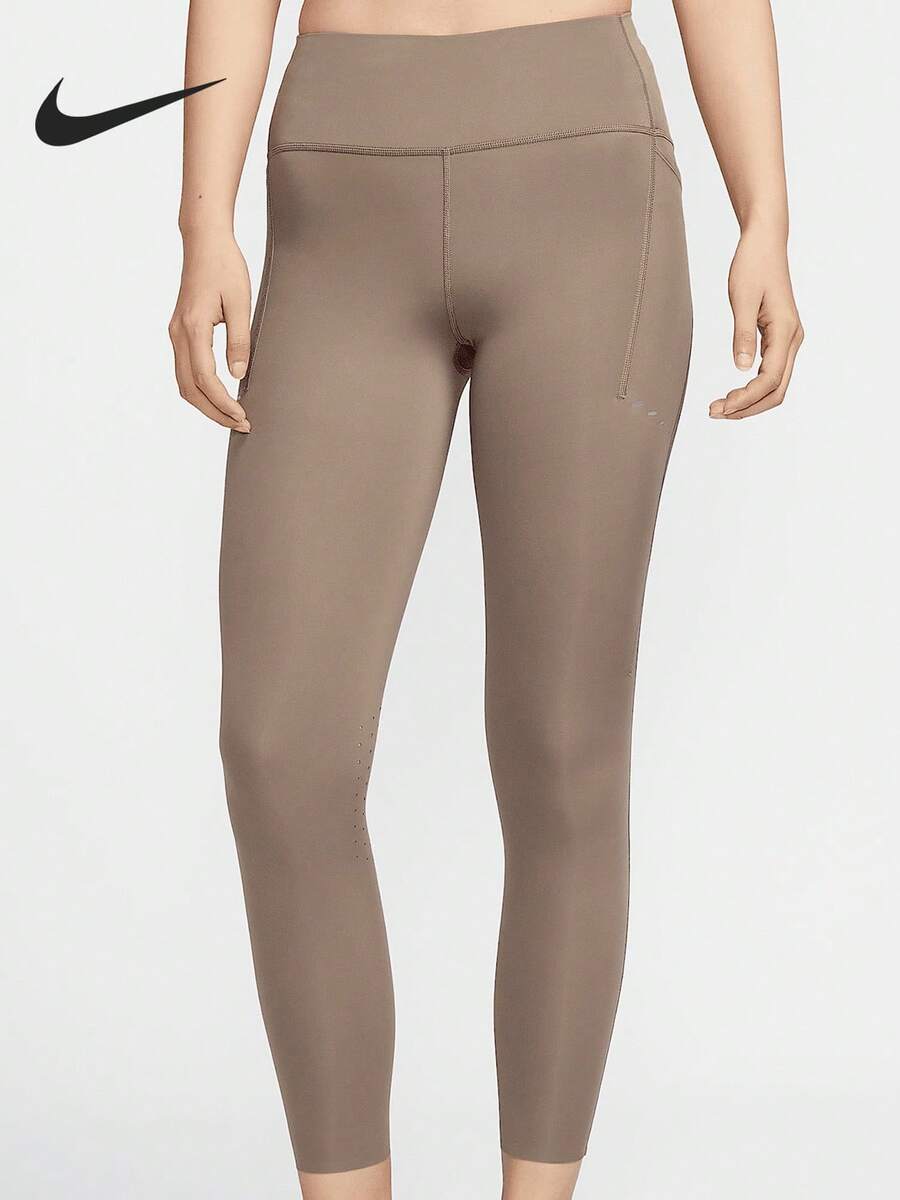 Nike Genuine 2025 Women's Running Tight Elastic Waist Cropped Length Pants HJ2253-233 - HJ2253-233 - View 1