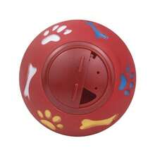 Paw & Bone Print Pet Treat Dispenser Ball, Adjustable Food Release Size, Slow Feeding Anti-Gulping, Interactive Puzzle Toy For Dogs And Cats, Home Boredom Relief & Training Supplies - Multicolor - View 15