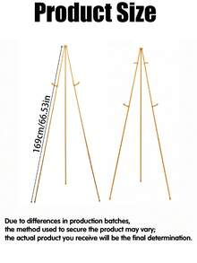 1pc/Wedding Metal Display Stand, Suitable For Wedding Signs And Posters; Equipped With Foldable, Adjustable Metal Frame And Storage Bag, Perfect For Displaying Wedding Signs, Decorations, Paintings And Artworks, As Well As Birthday Party Signs - Multicolor - View 8