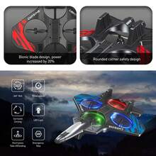 Kids Remote Control Airplanes & Jets - E72 Blue - View 9