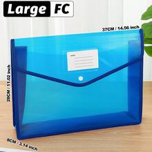 A4/B5/FC Back-To-School Must-Have | Transparent Snap-Button Expanding File Bag,Multi-Color Durable PP Accordion Pocket,Lightweight Waterproof Organizer For Students&Office,Cute Stationery Storage For Campus,Daily Commute, Study Group,Travel - Landscape - View 47