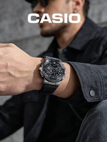 Casio G-SHOCK Watch Collection Nude Pink Octagon | Transparent Gold Square | Dark Metal Large Dial Unisex Shock-Resistant Waterproof Sports Watch - one-size - View 9