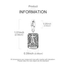 1pc Vintage Silver Jesus Cross Pendant Charm Suitable For Bracelet Necklace Keychain DIY Jewelry Making Unisex - Silver - View 3