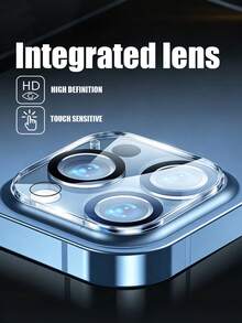 Navigator 5pcs, Compatible With Apple, One-Piece Silk Screen Lens Protector Film, Compatible With IPhone Ultra/18 Promax/18 Pro/18/17 Pro Max/17E/17 Pro/17Air/17/16 Pro Max/16 Pro/16 Plus/16/15 Pro Max/15 Pro/15 Plus/15/14/13/12/11, Acrylic Material, High Definition Transparent, One-Piece Full Coverage Protection, 9H High Hardness, Anti-Scratch, Anti-Fingerprint, Anti-Glare, Water-Resistant, Easy Installation Phone Accessory. - Clear - View 5